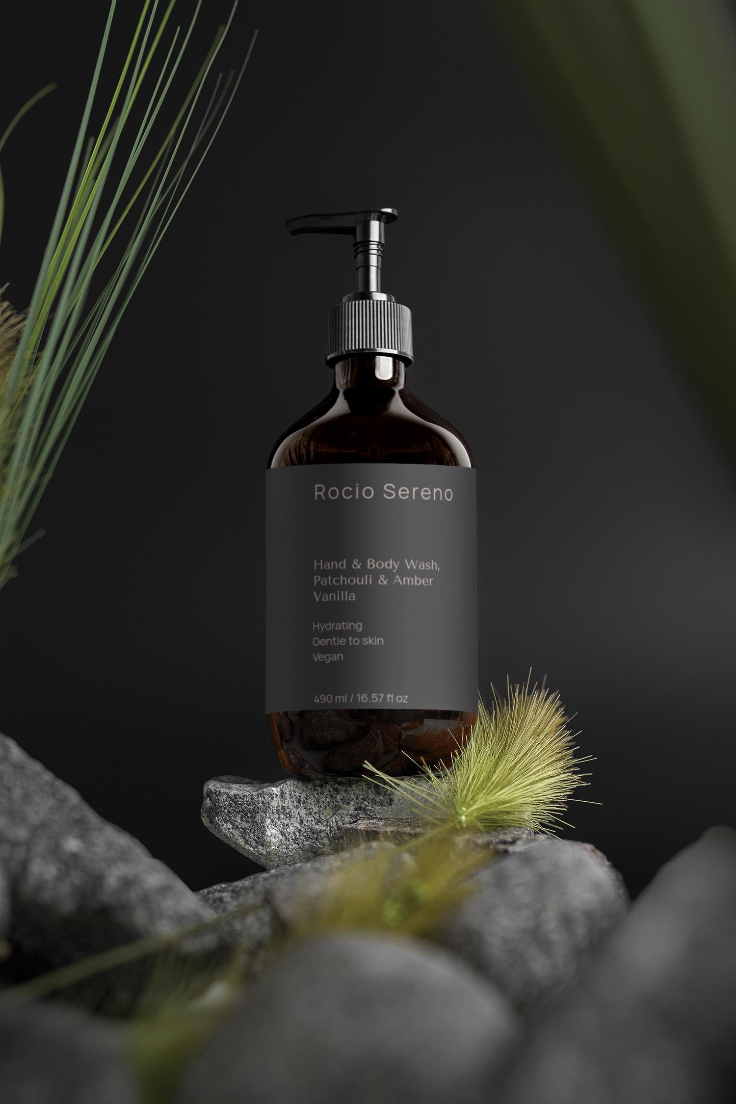Hand & Body Wash Patchouli & Amber Vanilla – vegan formula for soft and hydrated skin