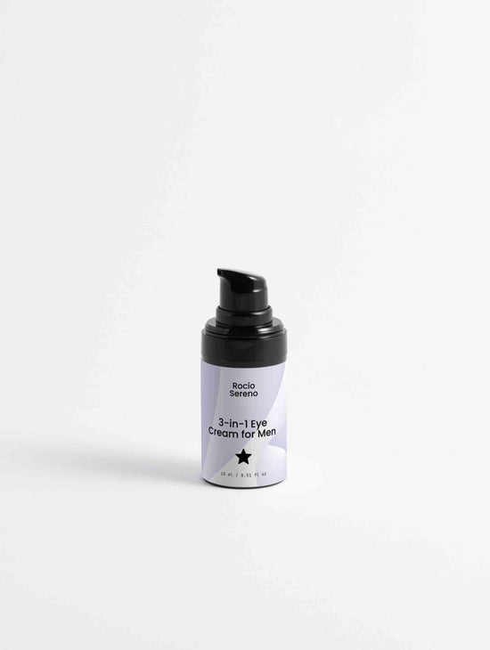 3-in-1 Eye Cream for Men anti-aging hydrating puffiness dark circles skincare