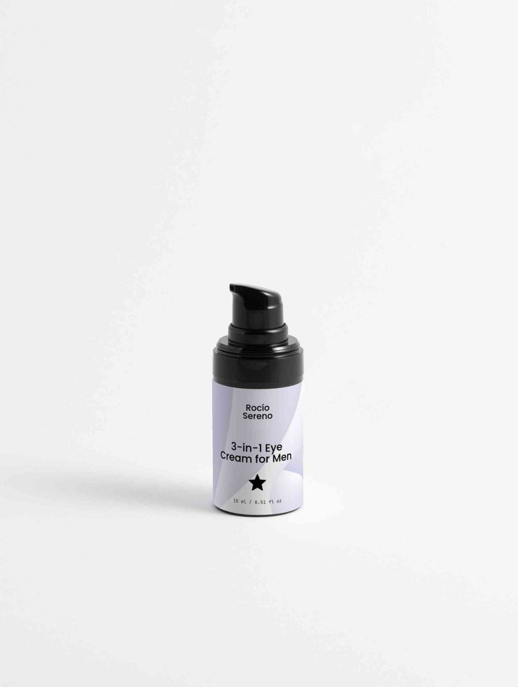 3-in-1 Eye Cream for Men anti-aging hydrating puffiness dark circles skincare