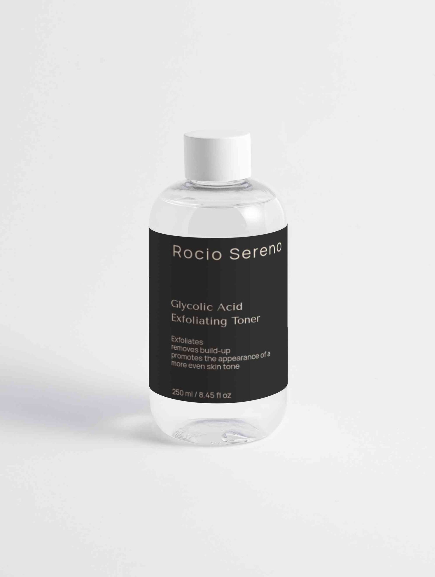 Vegan Glycolic Acid Exfoliating Toner – 5% glycolic acid liquid exfoliator for smoother, brighter skin by Rocio Sereno.