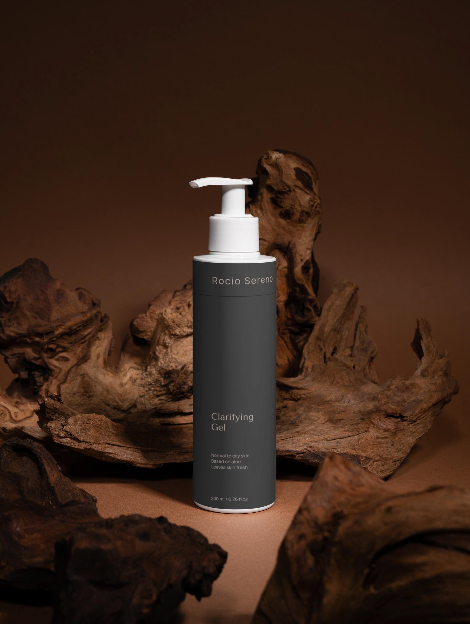 Clarifying Gel packaging and product – vegan facial cleanser