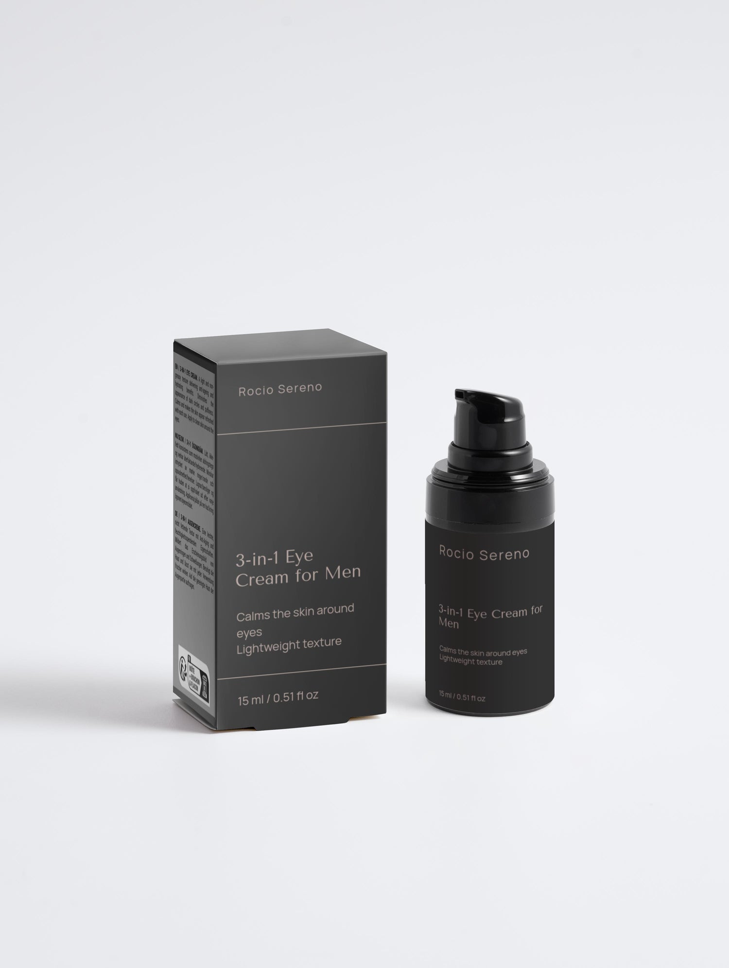3-in-1 Eye Cream for Men – hydrating, firming, and brightening skincare by Rocio Sereno