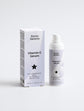 Vitamin C Serum bottle showing 2% natural Vitamin C, Ferulic Acid, and Sea-Buckthorn for radiant, youthful skin protection and hydration.