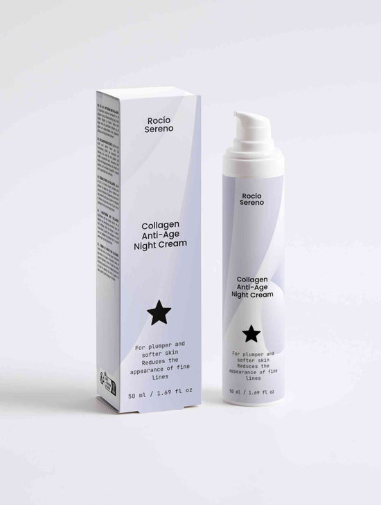 Collagen Anti-Age Night Cream – night moisturizer with marine plankton, Cocoa Butter, and Shea Butter for firmer, hydrated, youthful skin