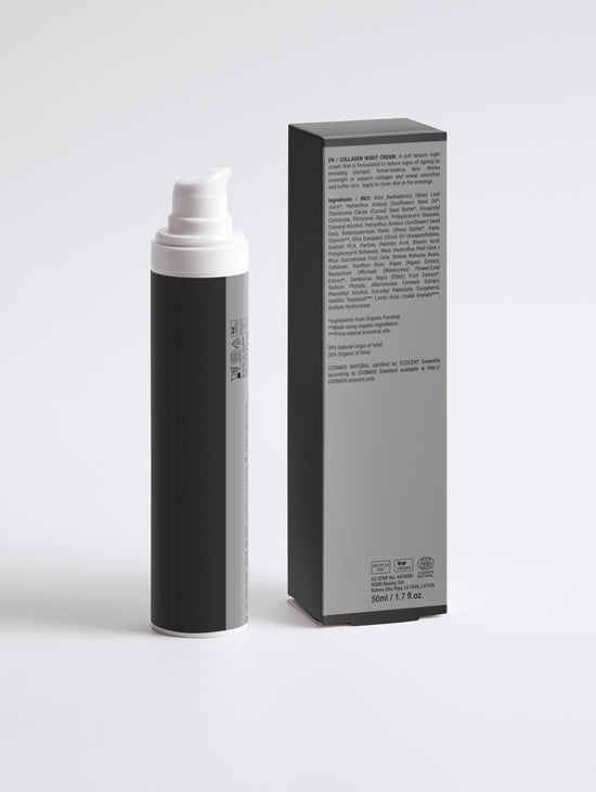Collagen Anti-Age Night Cream applied on skin for overnight hydration | Rocío Sereno