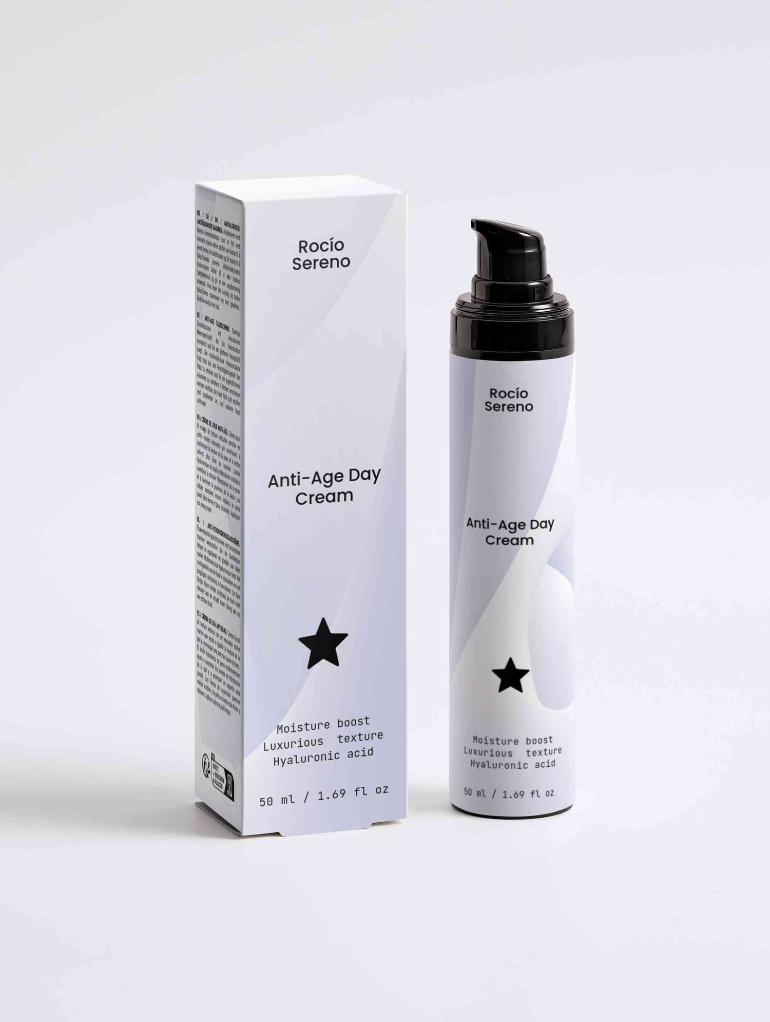 Anti-Age Day Cream with marine active, hyaluronic acid, and luxurious moisturising texture