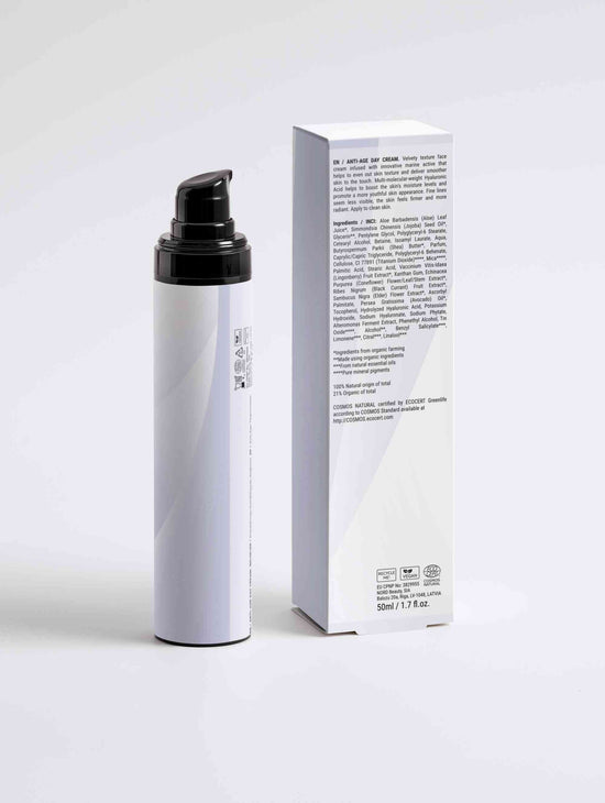 Anti-Age Day Cream with marine active, hyaluronic acid, and luxurious moisturising texture